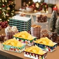 thumbnail image 6 of LSLJS Snack Containers - Christmas Decorations 4 Pcs Multi-style Xmas Movie Night Snack Trays Food Containers Disposable Plates Cookie Night Party Supplies, 6 of 9