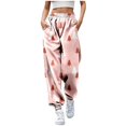 thumbnail image 1 of Women's Plus Size Christmas Tree Jogging Pants High Waisted Comfortable Drawstring Sweatpants With Pockets Casual Wear, 1 of 4