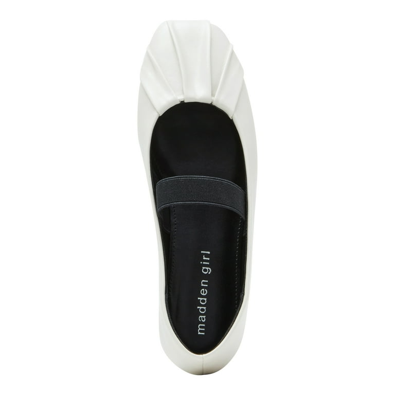 Madden Girl Women s Sabrina Ballet Flat with Elastic Strap Walmart