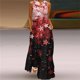 thumbnail image 3 of Gibobby Vestido largo para mujer Mujer Verano Casual Sin mangas Estampado con cuello en V Maxi Vestido suelto Boho Beach Vestido largo con bolsillos(Rojo,XL), 3 of 4