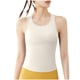 thumbnail image 1 of Tops de Yoga para Mujeres Manga Corta Cuello Redondo Deportes Elásticos, Top Ajustado para Primavera Verano Y Otoño, 1 of 5