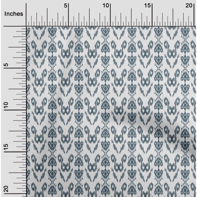 Tissu Imprimé Ethnique Ikat 1 Yard 42 Pouces de Large