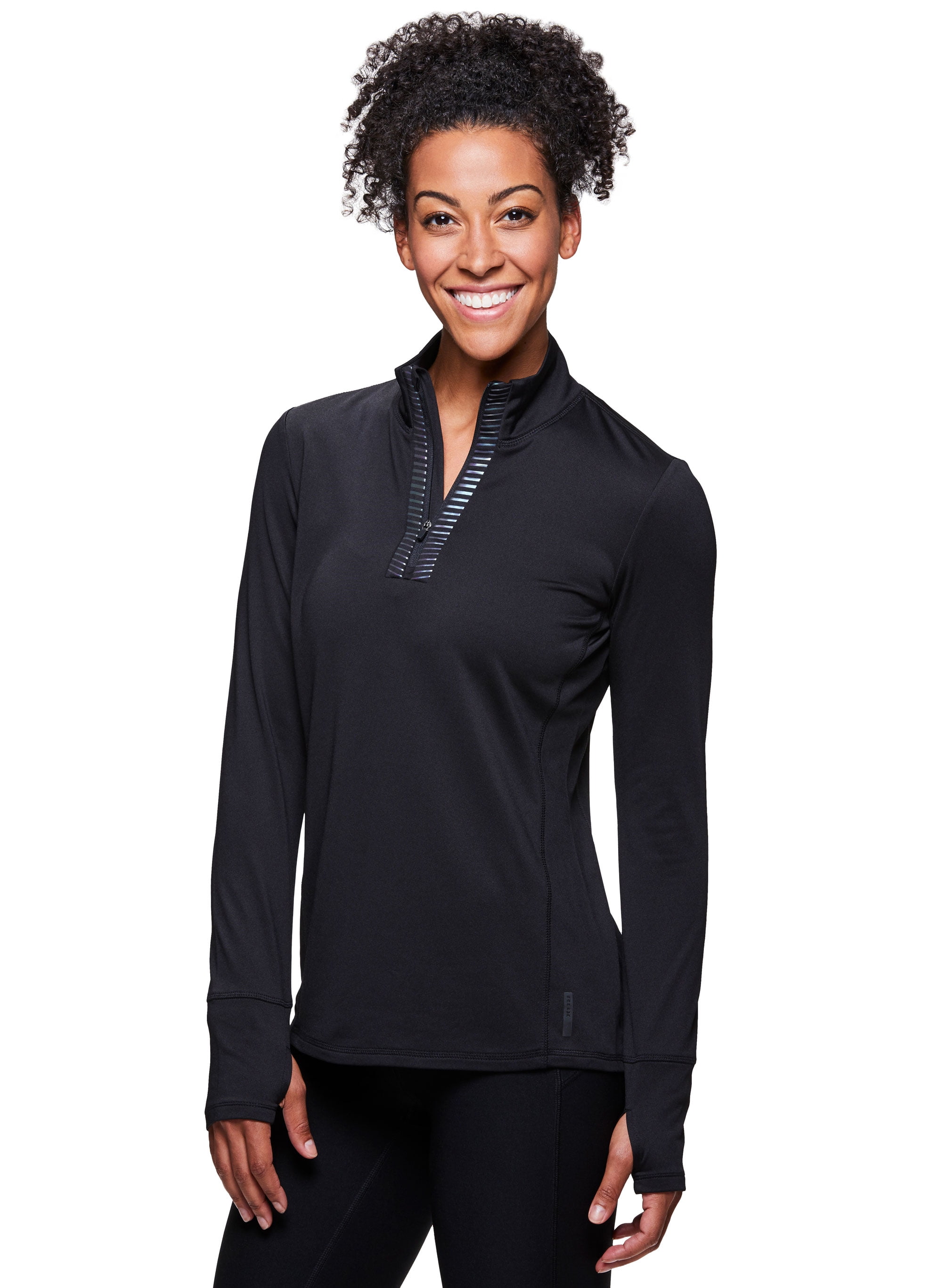 RBX RBX Active Women's Lightweight Mock Neck Fleece Lined Zip Up