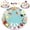 Green, variant on Wooden Gym Mat with Detachable Sensory Toys Baby Playmat for Infants Tummy Time Activity Mat Newborn Baby Gift,Green