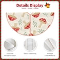 thumbnail image 3 of Sikiie Cartoon Flat Mushrooms Nativity Christmas Tree Skirt, Jesus Christian Winter Holiday Tree Mat Decoration(30-48IN), 3 of 6