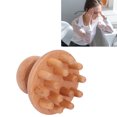 thumbnail image 4 of Herramientas De Masaje De Hongos, Masajeador De Hongos De Madera De Superficie Brillante Que Alivia El Cuero Cabelludo Mango Ergonómico Para La Cintura Para El Vientre ANGGREK Otros, 4 of 8