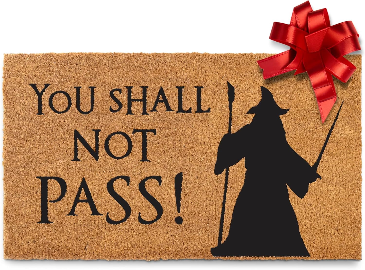 Not Pass Doormat 30x17 Inch, Welcome Mat You Shall Not Pass, Funny