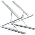 thumbnail image 1 of Laptop Stand, Adjustable ABS plastic Notebook Stand，Portable Foldable Laptop Holder for Desk Compatible with All 10-15.6in Laptops, 1 of 5