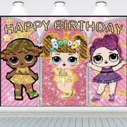 LOL Surprise Party Supplies for Photography Taspestry Birthday Decorations Post Backdrop Banner Background