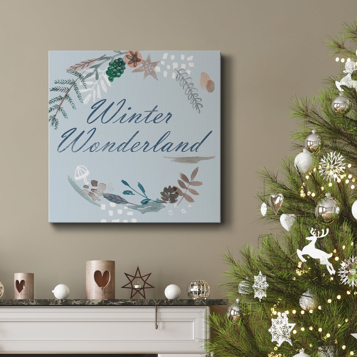Snowy Christmas III- Gallery Wrapped Canvas