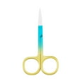 thumbnail image 1 of Eyebrow Scissors Household Simple Stainless Steel Brow Shape Tools Convenient Personal Care Trimmer Beauty Tool for Makeup Use Blue Golden, 1 of 6