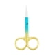 thumbnail image 5 of Tijeras para cejas Seitruly 2Conjunto acero inoxidable azul dorado, 5 of 6