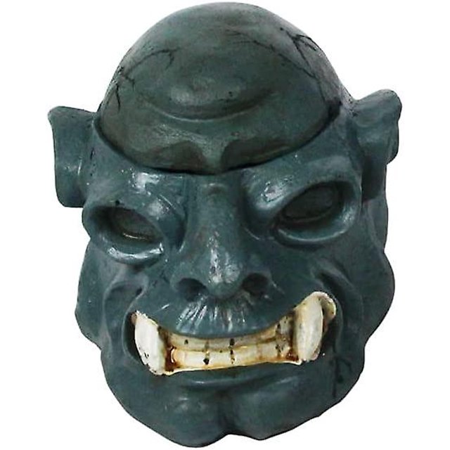 Portavasos para tinta de tatuaje, soporte para portavasos con tapa de tinta de tatuaje de resina de calavera dura de 7 agujeros, verde (a-1b) LingWen 9024735488248