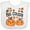 AA-White, variant on Inktastic Big Cousin Pumpkins with Fall Leaves Boys or Girls Baby Bib