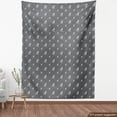 thumbnail image 3 of Ambesonne Cactus Fabric by the Yard Upholstery, Simple Minimalist Plants, 1 Yard, Charcoal Grey White, 3 of 4
