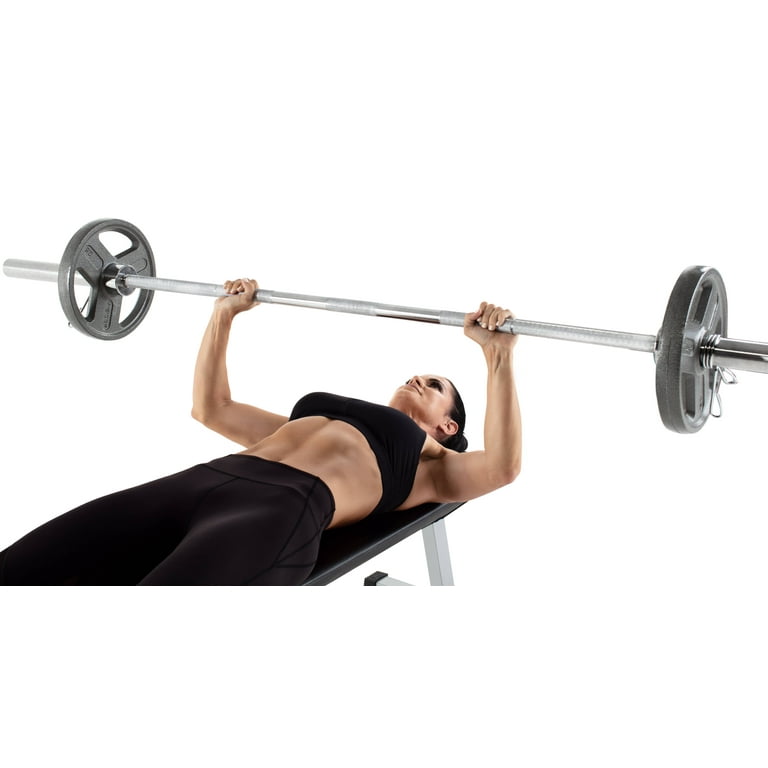 Gold's gym olympic weight set sale