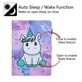 thumbnail image 3 of iPad 9.7 6th 5th Case, iPad 9.7 Case with Pencil Holder, Allytech PU Leather Slim Shockproof Auto Sleep Wake Kickstand TPU Back Cover Casef for Apple iPad 9.7 2018/2017, iPad Air 1 2,Unicorn, 3 of 6