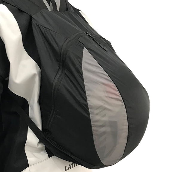 Backpack Motorcycle Riding Helmet Outside The Bag,Black