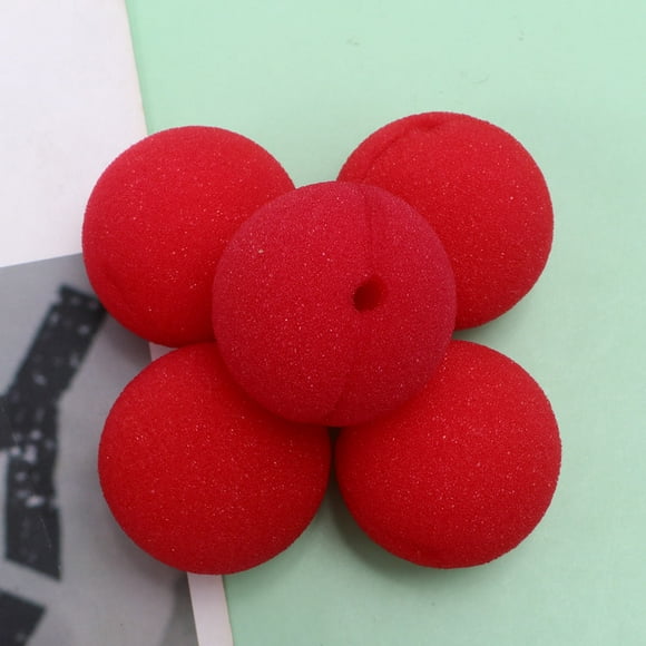 TEHAUX 20Pcs Clowns Nose Assorted Color Clown Decorations for Circus Clown Party