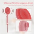 thumbnail image 3 of Bella Ciao Vibrating Shower Body & Face Scrubber for Women, 4 Vibrating Modes, Extendable Handle, Detachable Head – Silicone Massage Brush, USB-C Charging, IPX7 Waterproof (Pink), 3 of 6