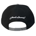 thumbnail image 2 of Jack Daniels 45521 Jack Daniels Flat Brim Black & Grey Snapback Hat, 2 of 2