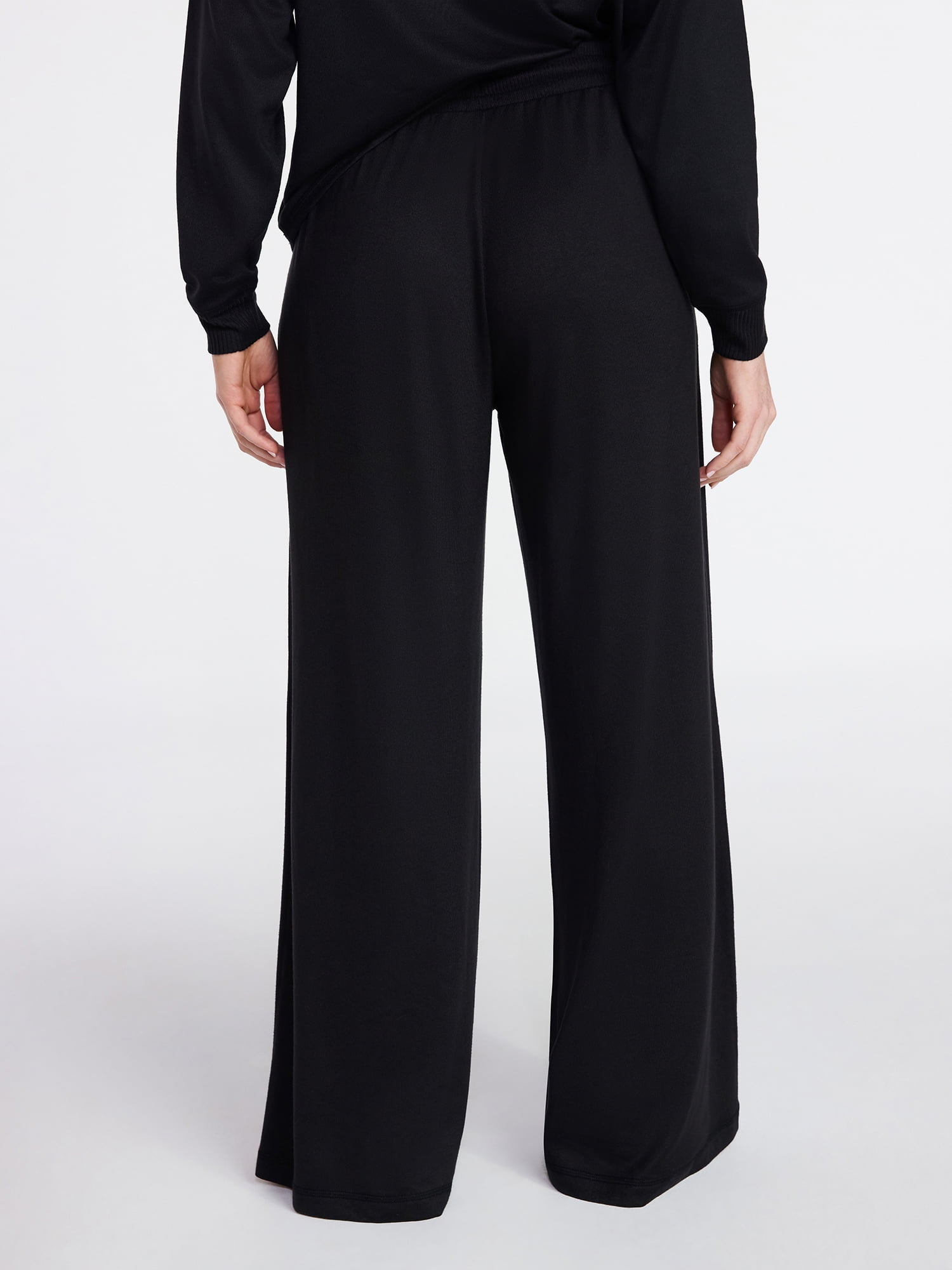 Joyspun Women's Cozy Lounge Collection Hacci Knit Sleep Pants, 29” Inseam, Sizes XS to 3X