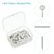 thumbnail image 3 of Uxcell 100 piezas de alfileres de costura, alfileres redondos de cabeza de perla de 0.5 pulgadas para bodas y manualidades, blanco, 3 of 7