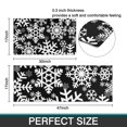 thumbnail image 7 of Black Christmas Snowflake Pattern Kitchen Rugs Sets Of 2,Anti Fatigue Kitchen Mat Rugs Non Slip Washable,Decorative Kitchen Floor Mats for Kitchen,Sink,Laundry,17"x30"+17"x47", 7 of 7