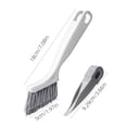 thumbnail image 3 of Juego de cepillos de limpieza 2 en 1 con pala pequeña | Cepillo de fregar multiusos para cocina, baño, ranuras de dormitorio | Cerdas duraderas de alta densidad | Herramienta de limpieza de grietas, 3 of 9