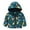 Dark Green, variant on WOYY Infant Boys Windbreaker Cartoon Prints Casual Zipper Hooded Jacket, Sizes 18-24M