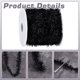 thumbnail image 4 of Polyester Tinsel Garland for Wedding Birthday Party Decor Black 20mm 20m/set, 4 of 9