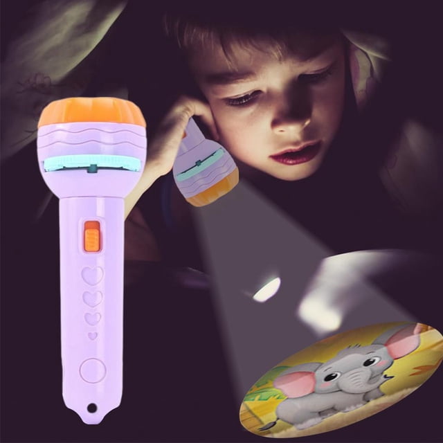 Flashlight Portable Luminous es Animal 24 Patterns Learning Dinosaur Educational for Holiday Kids Baby Birthday -