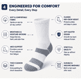 thumbnail image 5 of Dress Socks for Men & Women 6 Pairs, Thin Crew Socks, Business Casual, Soft Comfortable Everyday, Size 7-8.5, 5 of 5