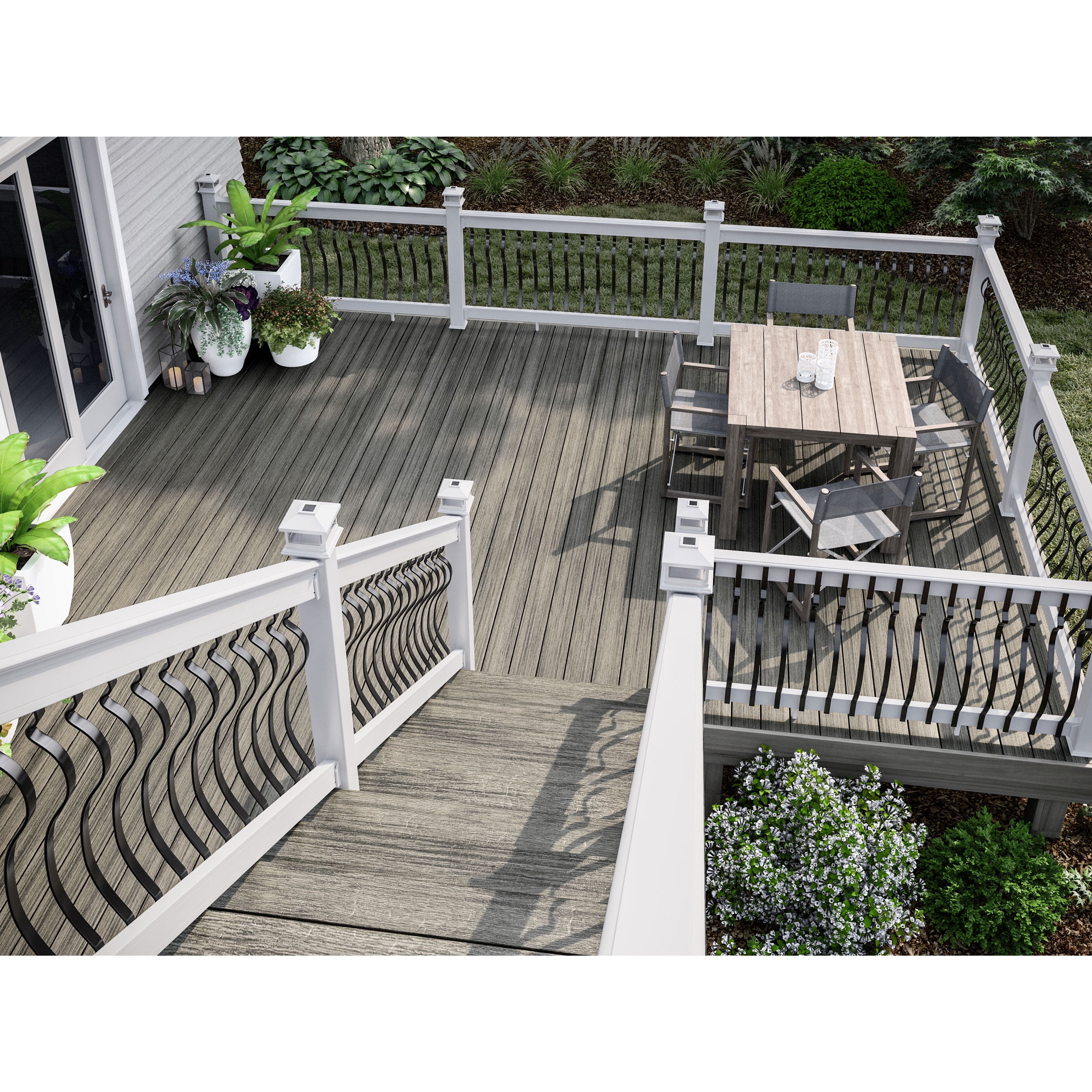 Balustres Aluminium Baroque Bronze - Lot De 5, Dimensions 32-1/4 X 1 Pouces, Marque Deckorators