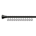 thumbnail image 3 of Utopia Alley  Shower Curtain Hooks for Bathroom, Rust Resistant Shower Curtain Hooks Rings,  Crystal Design, Set of 12 Black, 3 of 9