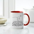 thumbnail image 4 of CafePress - History Repeats Dinosaur Mugs - 11 oz Ceramic Mug - Novelty Coffee Tea Cup, 4 of 4