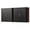 Walnut Black*2pcs, variant on Laundry Wall Cabinet with Fluted Sliding Door, Wooden Medicine Cabinet with Adjustable Shelves, Hanging Wall Mounted Cabinet, (Walnut Black)
