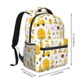 thumbnail image 2 of Gaeub Gnomes Bees Ergonomic Lightweight Laptop Backpack - Multiple Pockets for School, Work, Travel, Outdoor Activities -One Size, 2 of 5