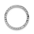 thumbnail image 3 of 14K White Gold Charm Pendant Diamond Round 1 2Ct. Circle Chain Slide, 3 of 4