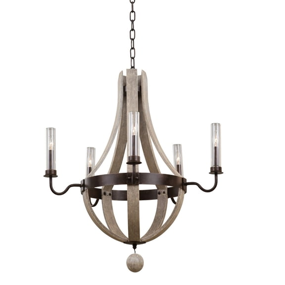 Kalco Harper 5 Light Outdoor Chandelier