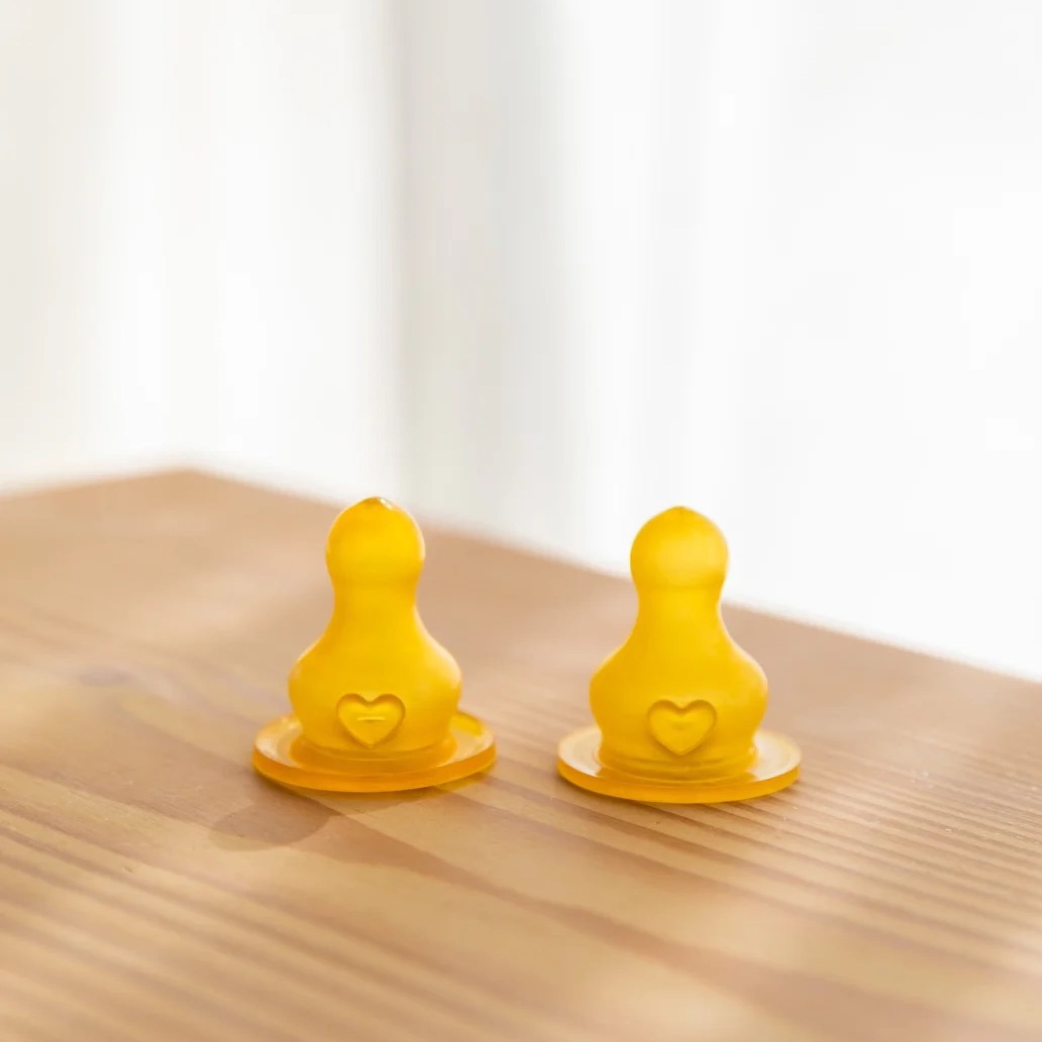 BIBS Baby Bottle Nipple Round Latex 2 Pack Fast Flow