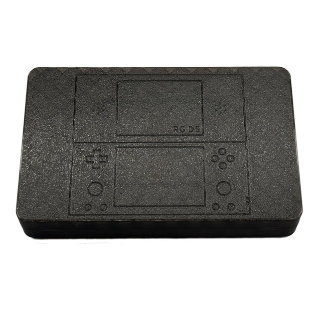 Étui de Rangement Antichoc pour Console de Jeu Portative Anbernic RG DS - Couvercle Magnétique Étui Rigide Imprimé 3D avec Coussinet de Protection d'Écran Floqué