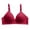 Red, variant on Gyexs Women's Push Up Wireless Bra Support Comfort No Underwire Bralette Everyday Wear Underwear Jelly Bras for Women, Red, Size 38