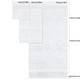 thumbnail image 3 of Set de toallas de baño pack de 3 | Algodón altamente absorbente | Toallas blancas blandas y de secado rápido en 3 tamaños | Sábanas de baño duraderas para el hogar | Ideal para ducha, piscina, 3 of 6