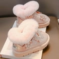 thumbnail image 5 of Eltusu Girls Snow Booties, Windproof Thermal Soft No Slip Winter Boots Shoes Pink Size 11(Little Kids), 5 of 8