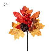Romantic Home Decor DIY Craft Thanksgiving Day Artificial Garland Hanging Plant Wedding Decor Silk Maple Leaves 04
