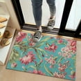 thumbnail image 2 of Pioneer Flower Floral Print Pattern Door Rugs,Washable Non Slip Door Mats Indoor,Decorative Door Mats,Entry Mat Indoor for Entrance,Bedroom,Kitchen,Bathroom,20"x32", 2 of 6