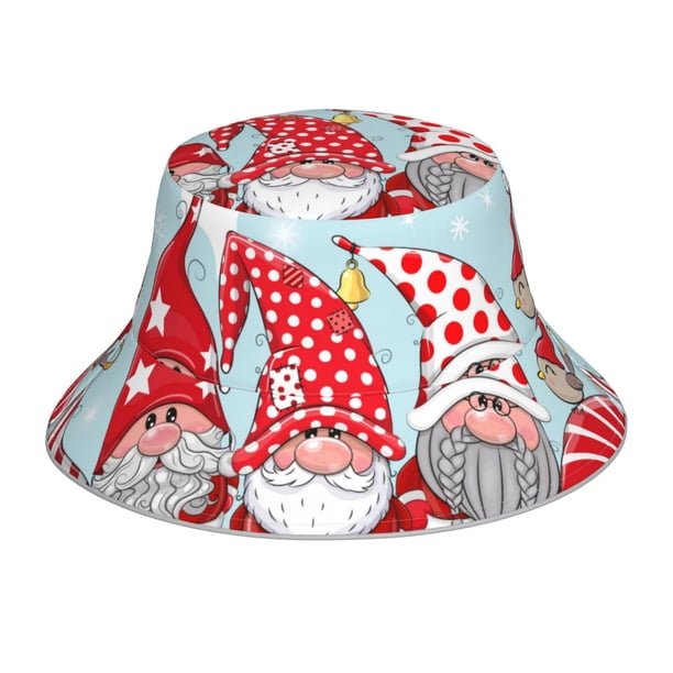 Balery Christmas Sombreros para el sol para hombre y mujer, sombrero de pescador con UPF 50+