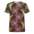 thumbnail image 3 of Chemises à Manches Courtes pour Hommes T-Shirt pour Hommes 3D Imprimé Abstrait Non Relocalisé Manches Courtes Col Rond Mode Décontracté Quotidien Vacances T-Shirt Haut Blouses Chemises pour Hommes Manches Courtes, 3 of 6