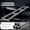 thumbnail image 4 of VEVOR Rail Mill Guide System, 9 ft Milling Guide, 4 Crossbar Kits Chainsaw Mill Rail Guide, Aluminum Adjustable Saw Mill Rail System Work with Chainsaw Mills for Builders and Woodworkers, 4 of 9